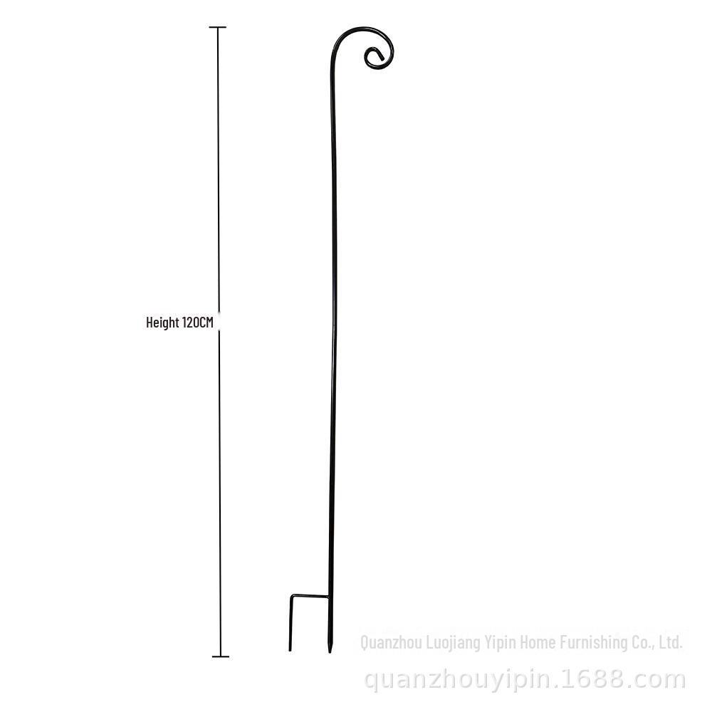 Крюк Shepherd из нержавеющей стальной трубы со съемной комбинацией из 4-5 секций и заземляющей заглушкой