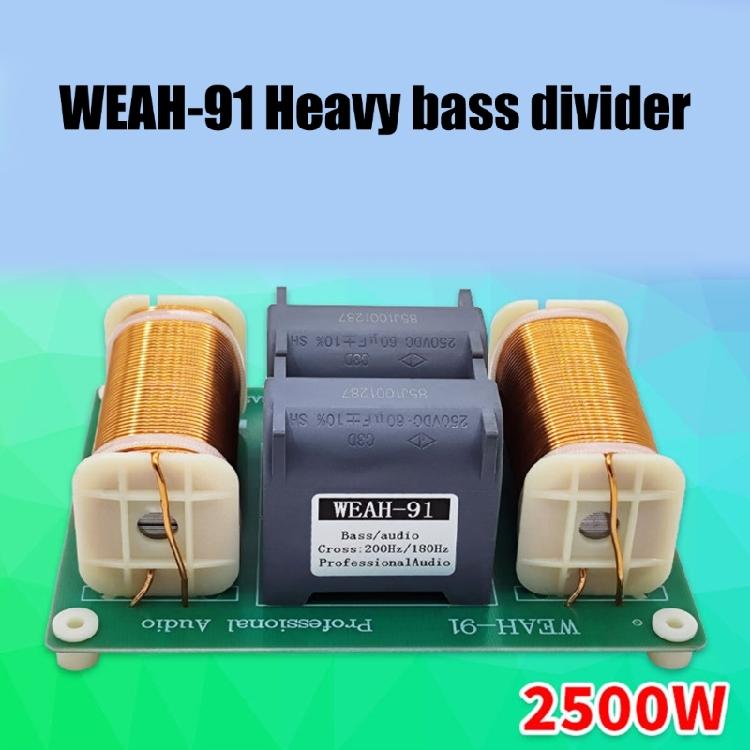 WEAH-91A/WEAH-91 2500W High Performances Subwoofer Crossover Filter Fever Level Sound Quality Adjustable for Stage