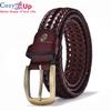 Cozy Up Braided Belt for Mens Woven Belts Luxury Genuine Leather Cow Straps Hand Knitted Designer Men for Jeans Girdle Male 100-125CM