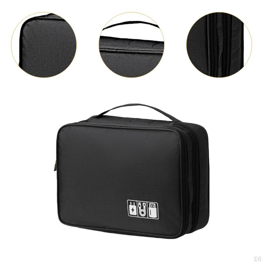 Power Bank Case Data Cable Storage Bag Waterproof Hard Shell Headphone Electronic