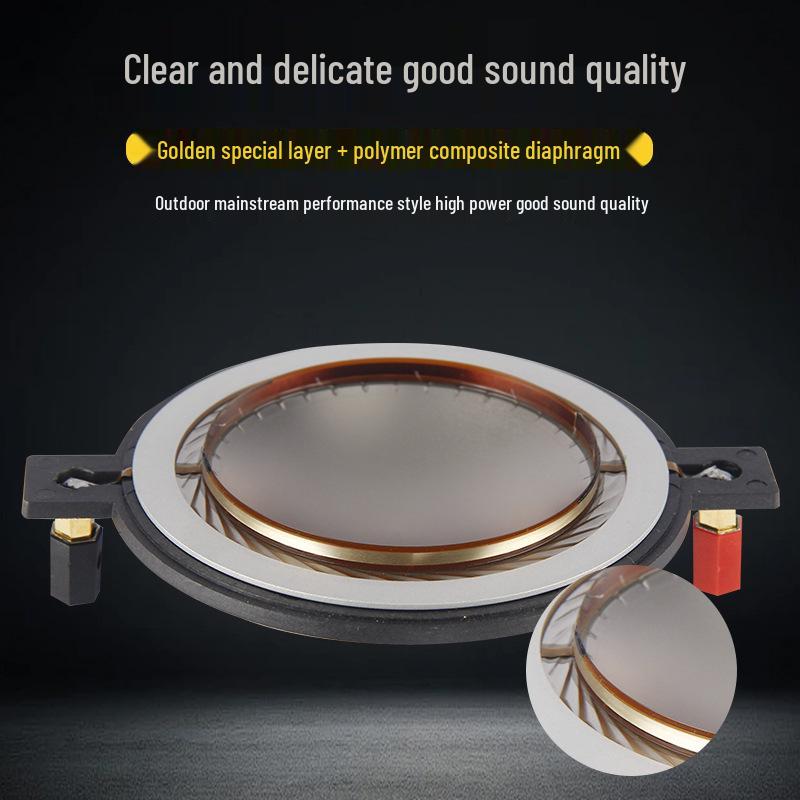 44-мм высококачественный рупорный твитер со звуковой катушкой и 34-мм композитной диафрагмой из синей пленки.