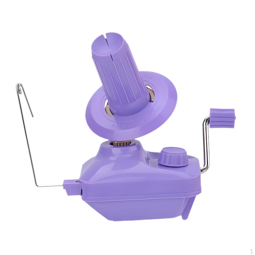 Hand Operated Yarn Winder Convenient Multipurpose Crank Handheld Low Noise with Handle Manual