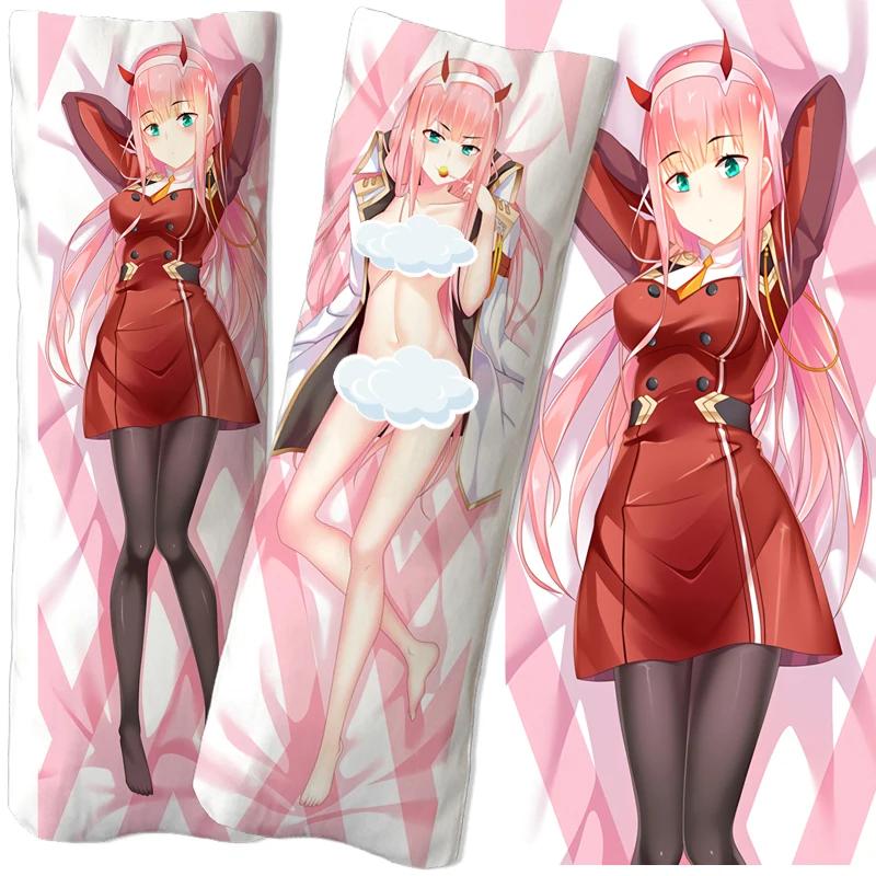 Аниме DARLING in the FRANXX Zero Two Dakimakura Наволочка Подушка Чехол Обнимающая Подушка Чехол Игровая Подушка Otaku Чехол