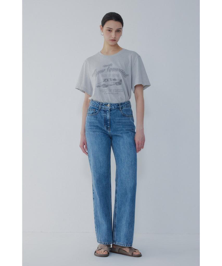 Джинсы Bobeu свободного кроя bootcut_Синий 7156255001