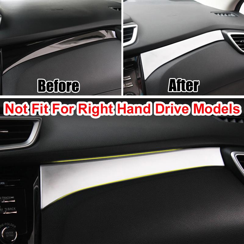 Для Nissan Rogue X-Trail T32 2014 2015 2016 хромированная противотуманная фара дверная ручка вентиляционный переключатель панель крышка отделка украшения автомобиля