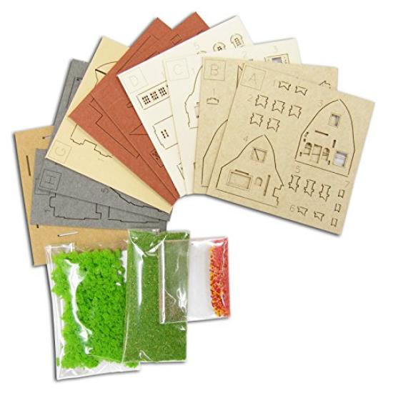 Sankei Studio Ghibli Mini Delivery Service Okino House Paper Craft Kiki's Non-Scale MP07-06