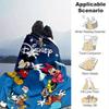 Mickey and Minnie Cartoon Blanket, Short Plush Cute Warm Blanket, Living, Soft Warm Bedding Coverlet,Unique Gift Idea.