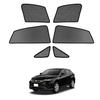 Cartist Toyota Harrier 80 Series Mesh Curtains Blackout Sunshades with UV Magnetic Easy Light Thermal Interior 6 Panels (Models R2.06-Present)