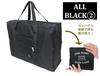 Foldable Boston Bag with Storage Large Can Be Carried On Can Be Fixed To Suitcase Pouch, Capacity, Board, (All Black2)