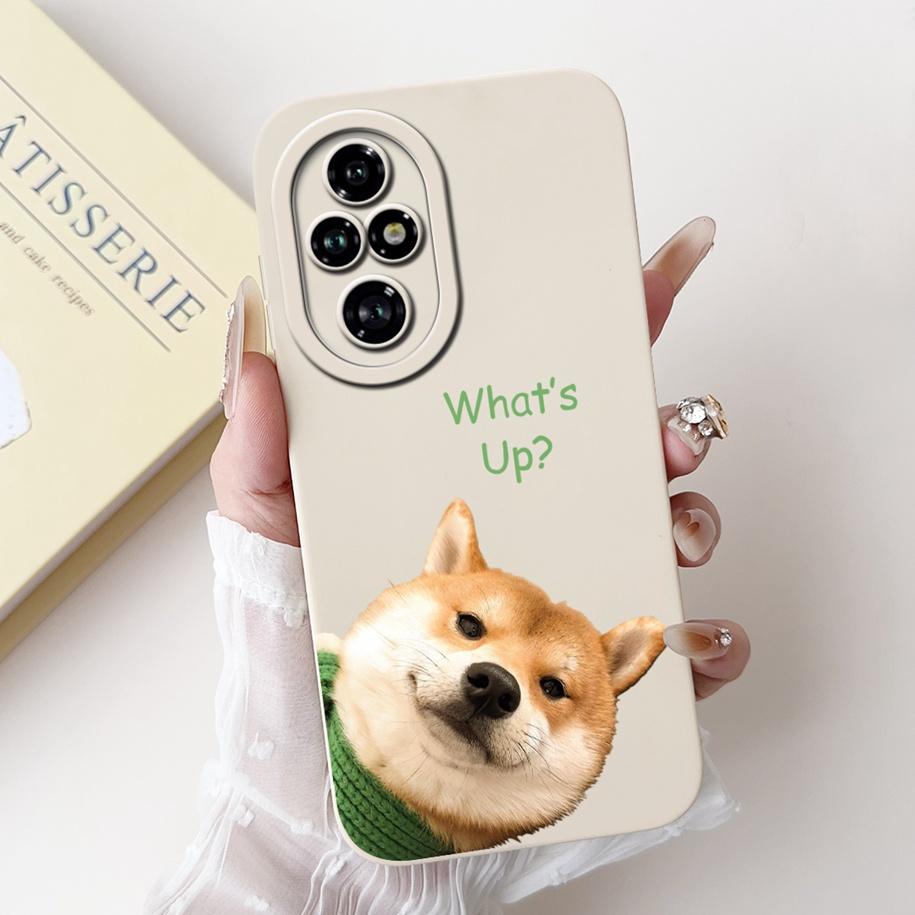 For Honor 200 Pro 5G Case ELP-AN00 Cover Cute Cartoon Panda Cat Shockproof Fundas For Honor200 Pro Bumper on Honor 200Pro Hoesje