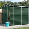 VidaXL Garden Shed, Tool Shed with Handles, Tool Shed with Sloping Roof, Terrace Storage Shed, Green 3188235