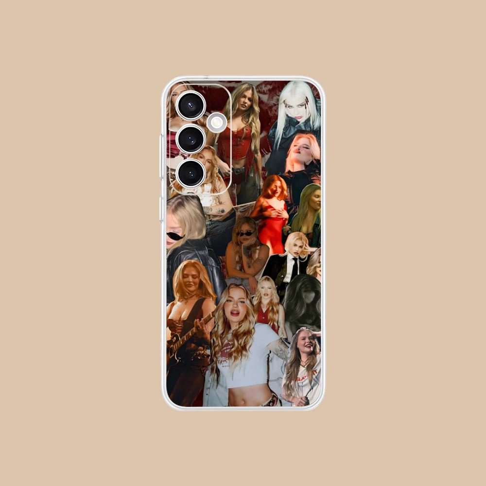 Luisa Sonza Mobile Phone Case for Samsung Galaxy S25 S24 S23 S22 S21Plus FE Ultra Clear Colorful Cover Smartphone Luxury