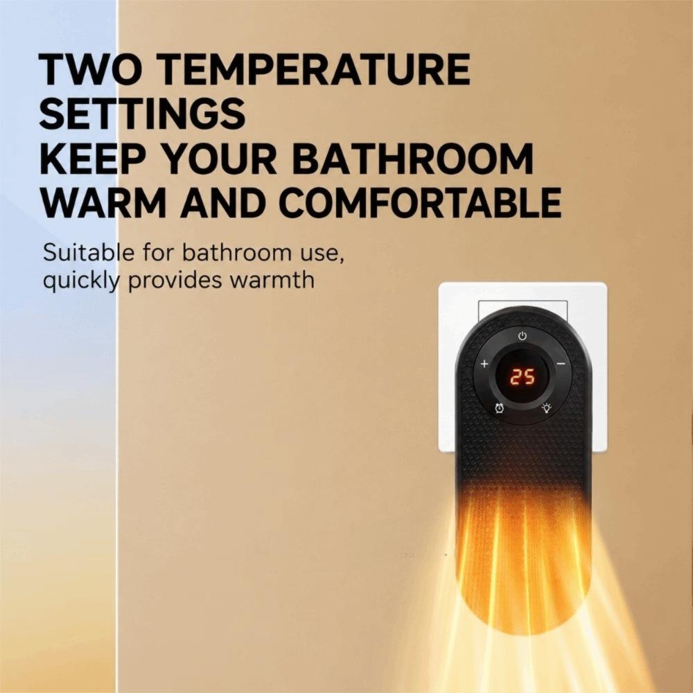 Quick Heat Portable Desktop Heater 180 Degree Rotatable Room Warmer Heating Fans Bathroom