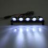 5 LEDs Light Bar Headlight Lamp Accessory Part for AXAIL Scx10 Traxxas RC Car