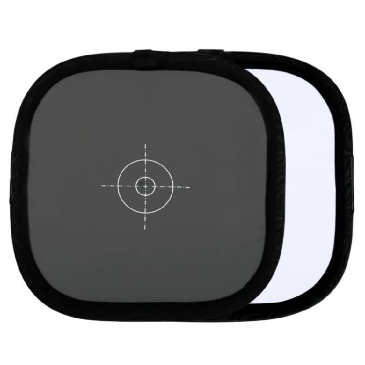 18% Gray White Card Two Sides for DSLR Camera Users Ensuring Truly Color in Photos and Videos 20/30/60cm