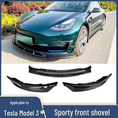 Обвес для Tesla Model 3/Y: Модифицированный передний сплиттер, задний диффузор, противоударные бамперы, боковые юбки
