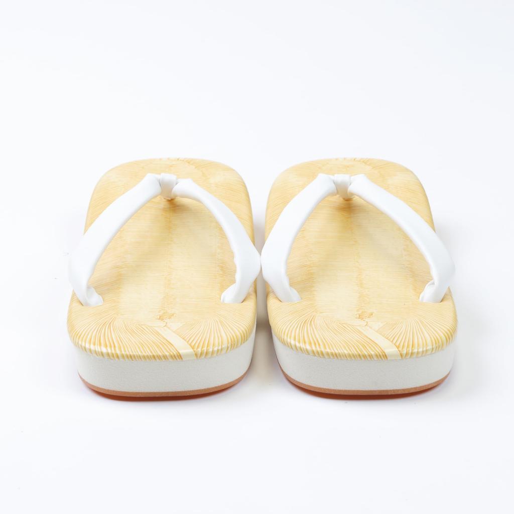 Подошва Ame, белая, размер 3L, татами Ame [Morioru] Setta, Япония, стринги, татами, 29-30 см, [Zori, тисненая, мужская резина]