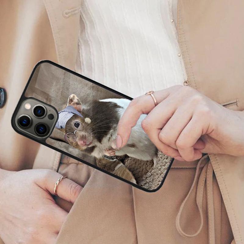 Funny Cute Hamster Magnetic Phone Case For APPLE iPhone 17 Air 16 14 13 12 Pro Max 15 Plus Wireless Charge With MagSafe Cover