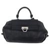 Сумка-портфель Ferragamo Medium Sofia из черной кожи черного цвета