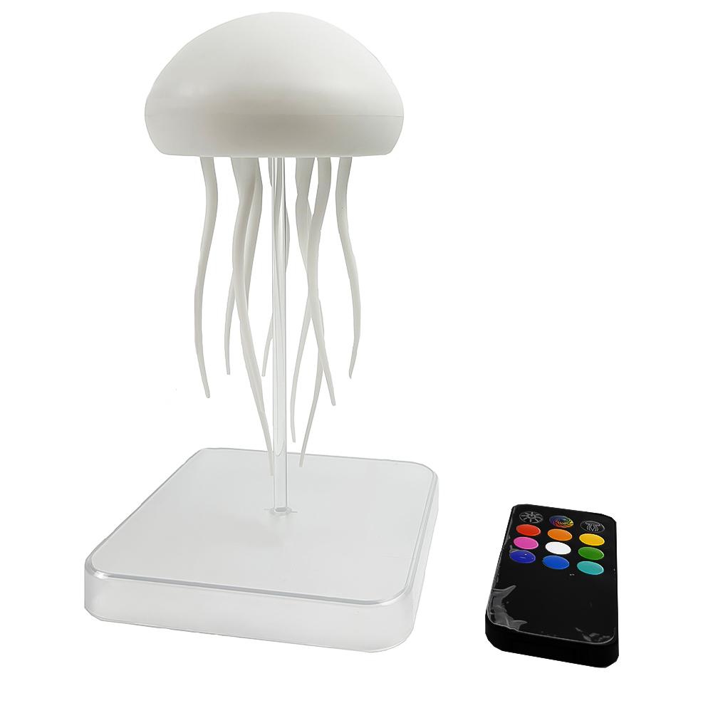 Upgrade Voice Control Dancing Jellyfish Lamp with Remote Control Rechanging Table Night Light Color Changing Atmosphere Light Birthday Christmas Gift