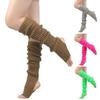 Женские гетры, зимние женские чехлы на ноги для девочек, для тренажерного зала, фитнеса, y2k, шерстяные, свободные носки для латинских танцев, балета, йоги, длинные чулки