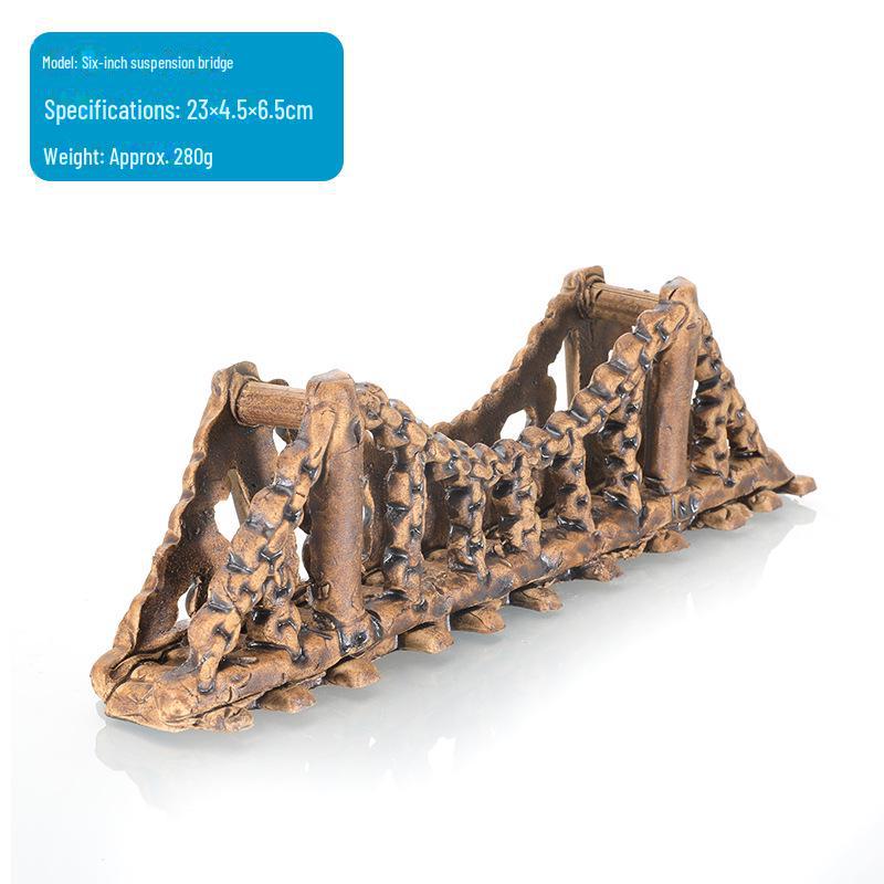 Аквариумный декор Керамические каменные мосты: Ландшафтный дизайн аквариума, микроландшафтные альпинарии и украшения для бонсай