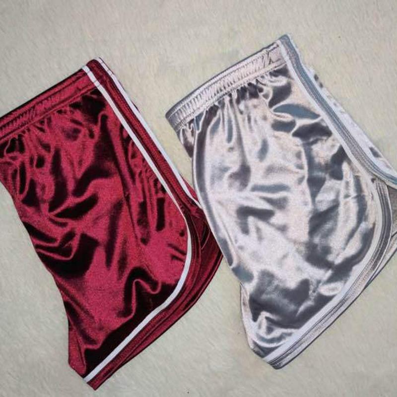 Женские модные фланелевые шорты-корсет с плиссировкой, эластичной высокой талией, сексуальные шорты EMA