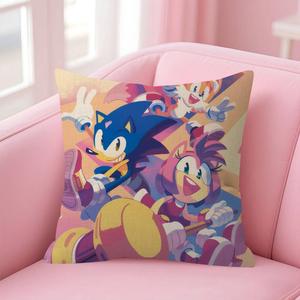 Anime SSuper SSonics Cushion Cover 30x50 Polyester Sofa Cushions Decorative Throw Pillows Home Decoration Pillowcover