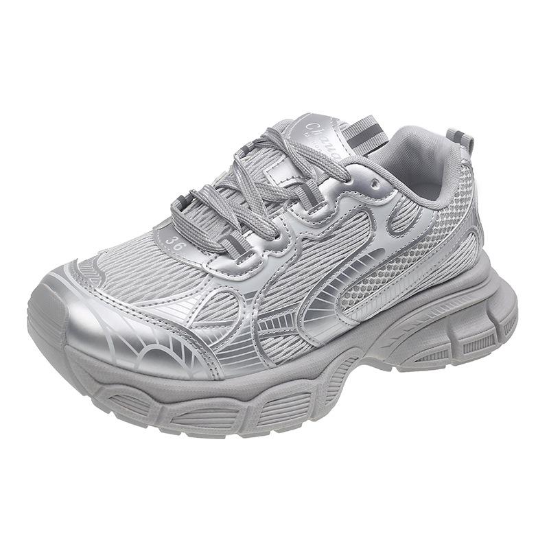 Европейская станция 2025 весна и лето новая сверхлегкая дышащая спортивная и повседневная обувь на мягкой подошве, ультра-огненные кроссовки на толстой подошве в стиле «папа» Париж женские