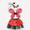 Ladybird Butterfly Ladybug Wings Cosplay Costume Party Favor Princess Angel Wing  for Women Girls