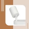 Plafonnier - NETTLIFE - GU10 - Blanc - 4 ampoules - Orientable 350°