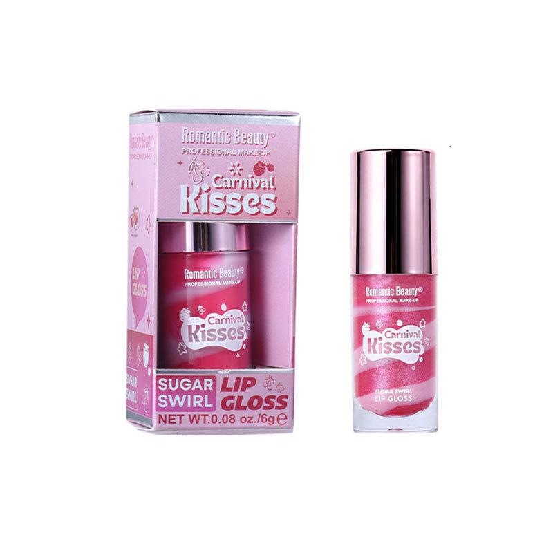 Frosted Lip Glaze Tinted Easy to Color Lip Gloss Moisturizing Lip Balm Non-Stick Cup Shimmer Lipstick Makeup