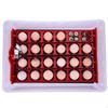 24 Chicken Eggs Turner for Automatic Duck Quail Bird Poultry Egg Incubator Tray 220V