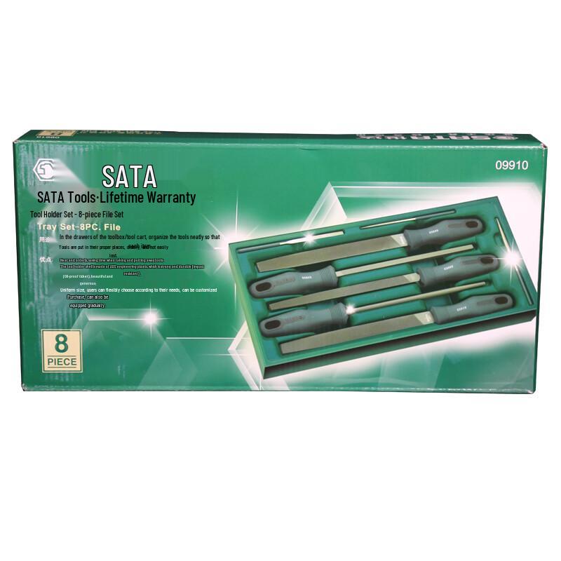 SATA 09910 Набор из 8 предметов: лоток для напильников