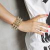 Three-row Punk Style Bracelets Y2K Jewelry Goth Rock Bangle Cool Rivet Cone Bracelets  Hip-hop