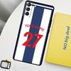 Football Number Name Personalised Case For Samsung Galaxy S23 FE S22 Ultra S20 S21 FE S8 S9 S10 Plus Note 10 20 Ultra Cover