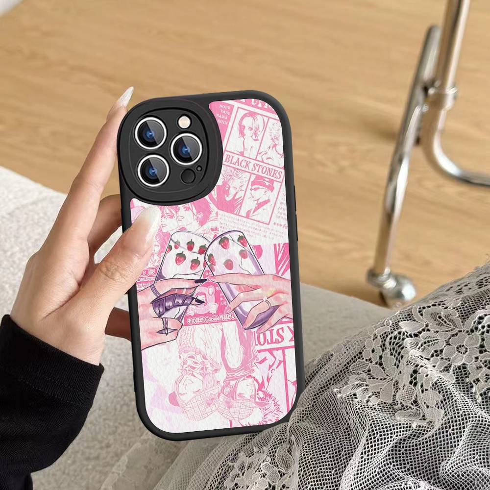 Комиксы Осаки Нана Горячая Япония Кожаный Чехол для Телефона Для IPhone 16 16e 15 14 13 12 11 Pro Max Plus Mini Чехол