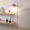 Danish Design Warm Atmosphere Flower Bud Floor Lamp LED E27 Designer Cream Wind Vertical Table Lamp Living Room Bedroom Bedside
