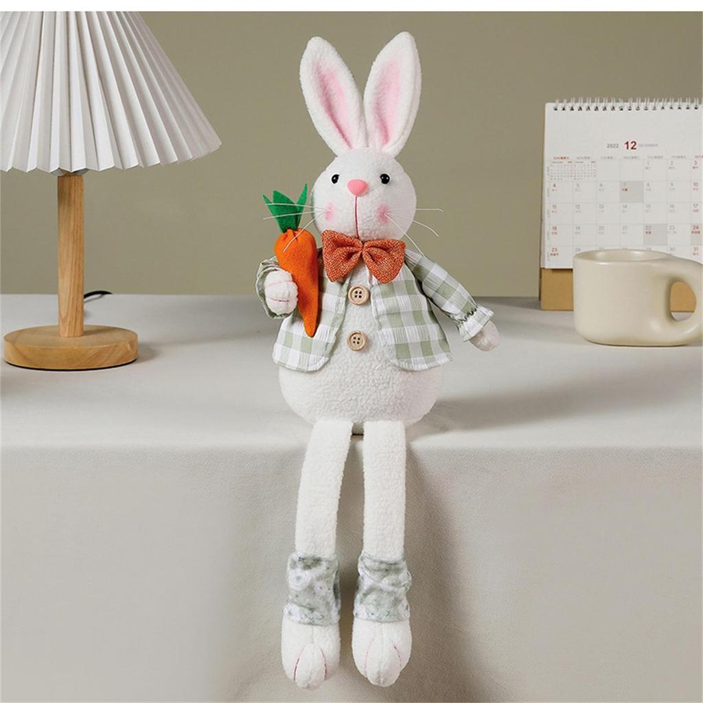 Easter Bunny Doll Figurine Decoration