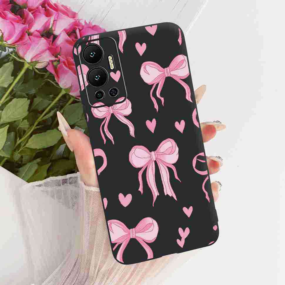 For Infinix Hot 12 Case Nice Butterfly Back Cover Phone Case Soft TPU Silicone Coque Cases For Infinix Hot12 Hot 12 Bumper