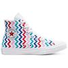 Converse Chuck Taylor All Star High 'Zigzag' Модный Комфорт Многоцветные Высокие Кеды из Канваса Женские Цветные Вертикальные