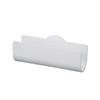 Mog Sponge Holder with Suction Cup and Drain Slit, White, PW1820-W4