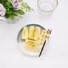 6Pcs/Set Tea Cake Snack Fork Dinnerware Cutlery Colorful Fork Set Mirror Stainless Steel Tableware Dessert Fruit Fork Silverware