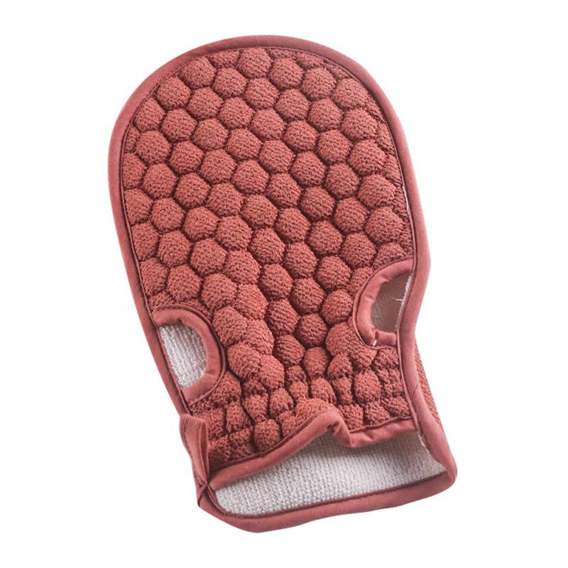 Перчатки для душа, для сухой кожи, для ванны, для двустороннего массажа, варежки для отшелушивания, для удаления, утолщения