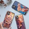 Genshin Impact Yoimiya  Phone Case For IPhone 14 13 12 11 XS X 8 7 6 Plus Mini Pro Max SE 2022 Black PC TPU Glass Phone Cover