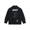 Li Ning Wade Series Logo Pattern Single-Breasted Polo Jacket Unisex Jacket Black AJMS153-1
