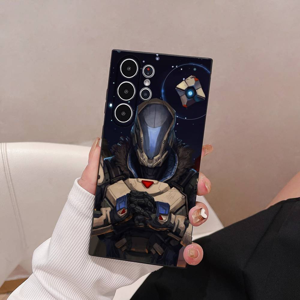 Крутой чехол для телефона D-Destiny 2 для Samsung Galaxy S25 S24 S22 S23 Ultra S21 S20 Plus 5G, матовый, нескользящий, полное покрытие, мягкий чехол