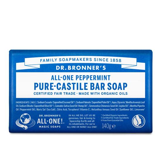 Dr. Bronner's Pure Castile Bar Soap 140g (Choose 1 of 5)