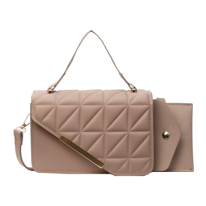 Новая сумка в клетку женская новая модная текстура простая маленькая квадратная сумка зимняя модная портативная сумка-мессенджер