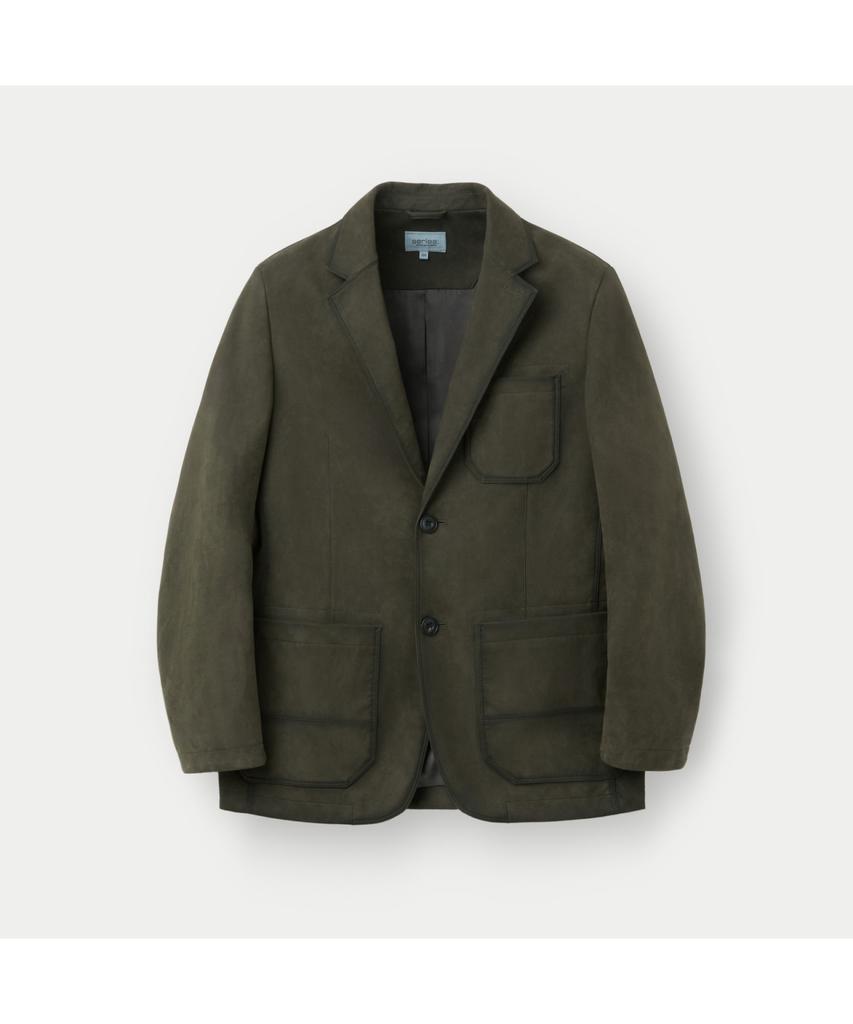 Series Soft-Touch Suede Regular Fit Jacket Sajas26111Khx